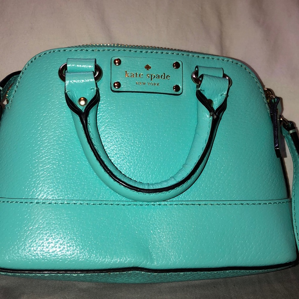 Teal Kate Spade mini Rachelle